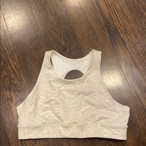 ZELLA NWOT West Coast Zebra Print Asymmetrical bra